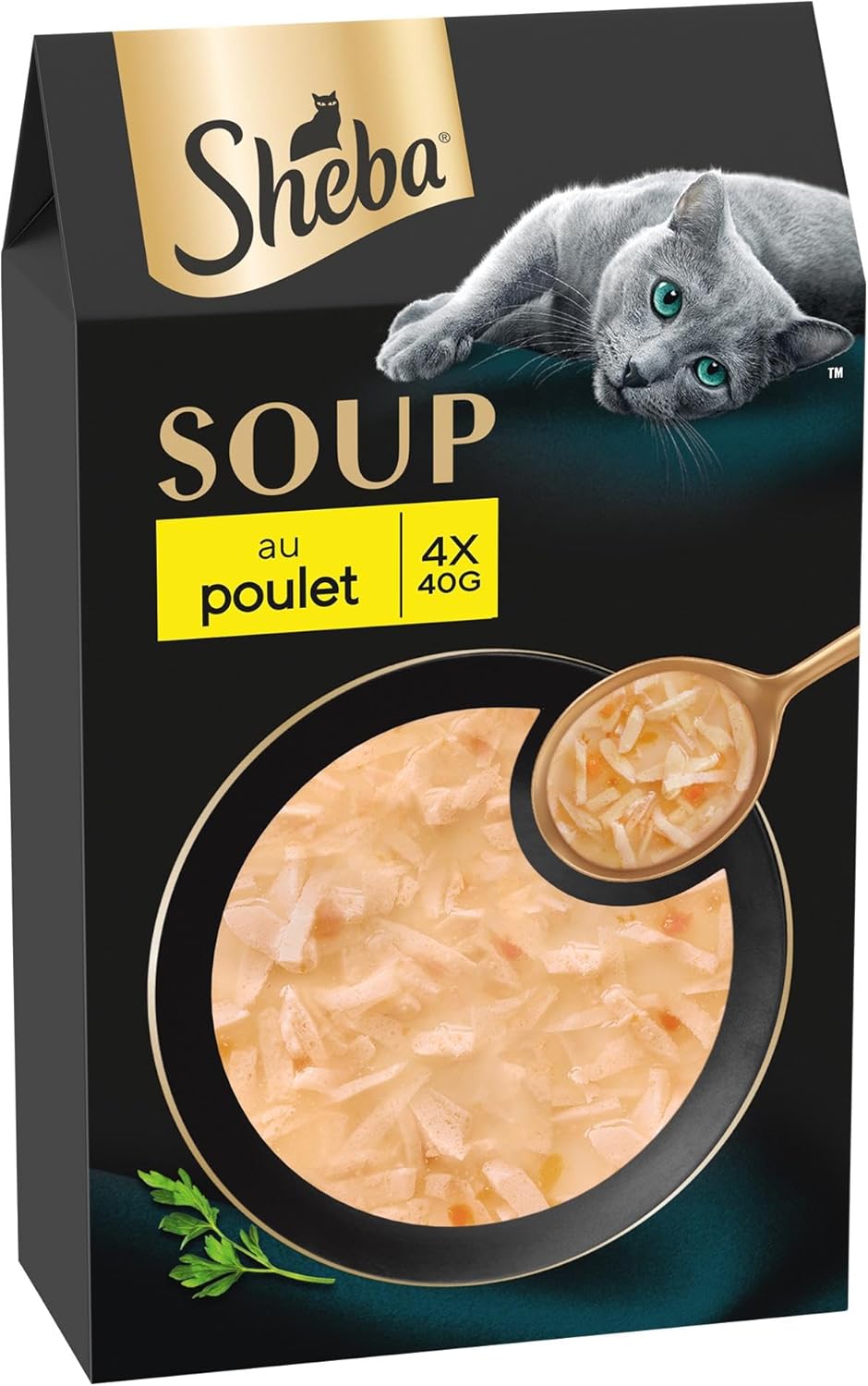 SHEBA Soupe au poulet lots de 4